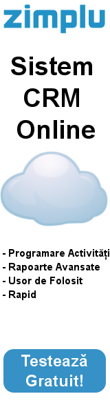 Zimplu CRM sistem simplu online limba romana